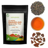 Gopaldhara Classic Darjeeling Muscatel Tea - 250gm Paper Box, 8.8 Ounce | High Elevation Leaf Tea - Rare & Exotic Premium Black Tea | Low Caffeine